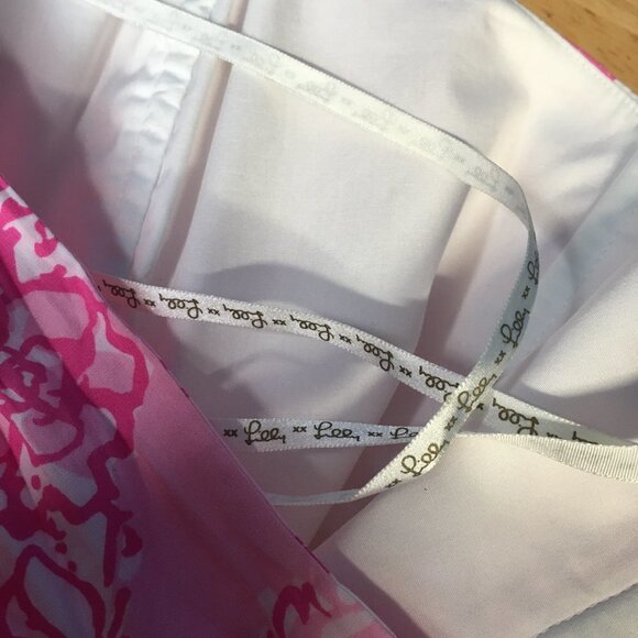 Lilly Pulitzer Richelle She's a Fox Sleeveless Pink Dress Size 0 - Picture 8 of 11